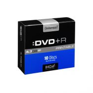 INTENSO DVD+R Printable 4,7GB 16x Slim Case x10 (004652)
