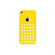 Θήκη Silicon Apple iPhone 5C Circles Κίτρινο