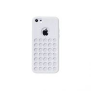 Θήκη Silicon Apple iPhone 5C Circles Λευκό