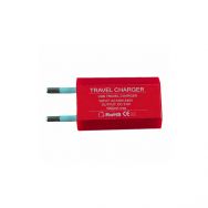 Φορτιστής USB TRAVEL CHARGER mini 1000mA RED