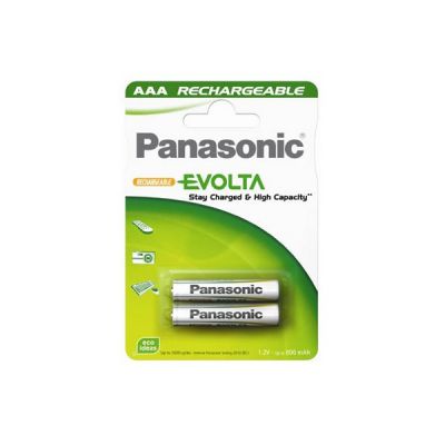 Επαναφορτιζόμενες μπαταρίες PANASONIC Ni-Mh P03E/2BC750, AAA