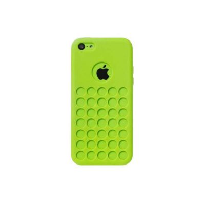 Θήκη Silicon Apple iPhone 5C Circles Πράσινο