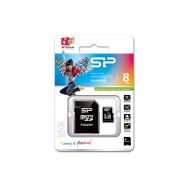 Κάρτα Μνήμης SILICON POWER micro SDHC 8GB CLASS 4 +SD ADAPTOR