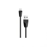 Καλώδιο USB 2.0 A αρσενικό - Micro B αρσενικό POWERTECH CAB-U081, Black, 1m